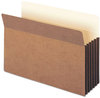 A Picture of product SMD-74274 Smead™ Redrope Drop-Front File Pockets with Fully Lined Gussets 5.25" Expansion, Legal Size, 10/Box