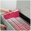 A Picture of product SMD-12743 Smead™ Colored File Folders 1/3-Cut Tabs: Assorted, Letter Size, 0.75" Expansion, Red, 100/Box