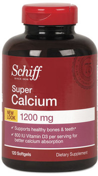 Schiff® Super Calcium Softgel,  120 Count