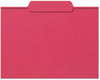 A Picture of product SMD-12743 Smead™ Colored File Folders 1/3-Cut Tabs: Assorted, Letter Size, 0.75" Expansion, Red, 100/Box