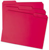 A Picture of product SMD-12743 Smead™ Colored File Folders 1/3-Cut Tabs: Assorted, Letter Size, 0.75" Expansion, Red, 100/Box