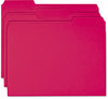 A Picture of product SMD-12743 Smead™ Colored File Folders 1/3-Cut Tabs: Assorted, Letter Size, 0.75" Expansion, Red, 100/Box