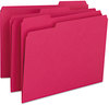 A Picture of product SMD-12743 Smead™ Colored File Folders 1/3-Cut Tabs: Assorted, Letter Size, 0.75" Expansion, Red, 100/Box