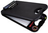 A Picture of product SAU-00534 Saunders DeskMate II with Calculator,  1/2" Capacity, 8 1/2w x 12h, Black