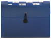 A Picture of product SMD-70902 Smead™ Step Index Organizer 12 Sections, Cord/Hook Closure, 1/6-Cut Tabs, Letter Size, Navy