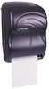 A Picture of product SJM-T1390TBK San Jamar® Oceans® Tear-N-Dry Electronic Touchless Roll Towel Dispenser,  11 3/4 x 9 x 15 1/2, Black