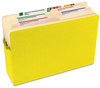 A Picture of product SMD-74233 Smead™ Colored File Pockets 3.5" Expansion, Legal Size, Yellow