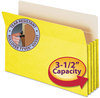 A Picture of product SMD-74233 Smead™ Colored File Pockets 3.5" Expansion, Legal Size, Yellow