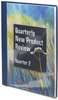 A Picture of product SMD-87455 Smead™ Clear Front Report Cover Double-Prong Fastener, 0.5" Capacity, 8.5 x 11, Clear/Dark Blue, 25/Box