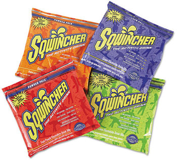 Sqwincher® Powder Pack® Concentrated Activity Drink,  Assorted, 23.83 oz Packet, 32/Carton