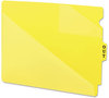 A Picture of product SMD-61966 Smead™ End Tab Poly Out Guides, Two-Pocket Style 1/3-Cut 8.5 x 11, Yellow, 50/Box