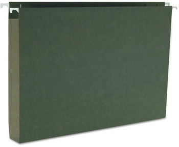 Smead™ Box Bottom Hanging File Folders 1" Capacity, Legal Size, Standard Green, 25/Box