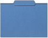 A Picture of product SMD-11943 Smead™ Colored File Folders 1/3-Cut Tabs: Assorted, Letter Size, 0.75" Expansion, Assorted: Blue/Green/Orange/Red/Yellow, 100/Box