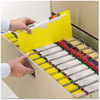 A Picture of product SMD-75511 Smead™ Colored File Jackets with Reinforced Double-Ply Tab Straight Letter Size, Yellow, 100/Box