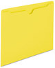 A Picture of product SMD-75511 Smead™ Colored File Jackets with Reinforced Double-Ply Tab Straight Letter Size, Yellow, 100/Box