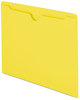 A Picture of product SMD-75511 Smead™ Colored File Jackets with Reinforced Double-Ply Tab Straight Letter Size, Yellow, 100/Box