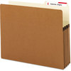 A Picture of product SMD-73088 Smead™ Redrope Drop Front File Pockets with 2/5-Cut Guide Height Tabs, 3.5" Expansion, Letter Size, 25/Box