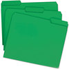 A Picture of product SMD-12134 Smead™ Reinforced Top Tab Colored File Folders 1/3-Cut Tabs: Assorted, Letter Size, 0.75" Expansion, Green, 100/Box