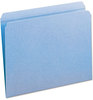 A Picture of product SMD-12010 Smead™ Reinforced Top Tab Colored File Folders Straight Tabs, Letter Size, 0.75" Expansion, Blue, 100/Box