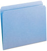 A Picture of product SMD-12010 Smead™ Reinforced Top Tab Colored File Folders Straight Tabs, Letter Size, 0.75" Expansion, Blue, 100/Box