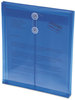 A Picture of product SMD-89542 Smead™ Poly String & Button Interoffice Envelopes and Open-End (Vertical), 9.75 x 11.63, Transparent Blue, 5/Pack