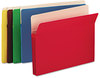 A Picture of product SMD-73890 Smead™ Colored File Pockets 3.5" Expansion, Letter Size, Assorted Colors, 25/Box