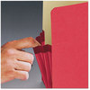 A Picture of product SMD-73241 Smead™ Colored File Pockets 5.25" Expansion, Letter Size, Red