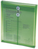 A Picture of product SMD-89543 Smead™ Poly String & Button Interoffice Envelopes and Open-End (Vertical), 9.75 x 11.63, Transparent Green, 5/Pack