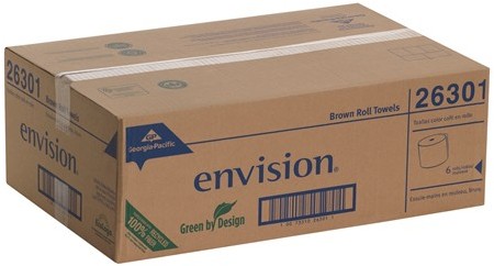 Envision Brown High Capacity Roll Paper Towel (6 Roll per Carton)