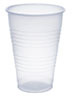 Galaxy™ Polystyrene Plastic Cold Cups. 4.7 X 3.4 X 2.1 in. 14 oz. Translucent. 1000 count.