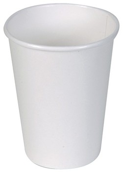 Dixie® Simply White Paper Hot Cups. 8 oz. 1000 count.