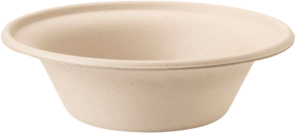 Compostable, Biodegradable Plant Fiber Bowl.  11.5 oz Bowl.  20 Bowls/Sleeve, 50 Sleeves/Case.