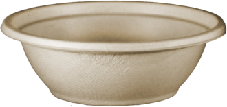 World Centric® Fiber Bowls. 24 oz. 7.4 X 2.3 in. Beige. 500/carton.