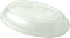 A Picture of product WCC-BOLCSUBB Ingeo™ Compostable Lid.  Fits 32  oz Burrito Bowl.  Clear Color.  50 Lids/Sleeve, 6 Sleeves/Case.