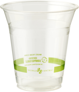 Biodegradable Ingeo™ Cold Cups. 12 oz. Clear. 1000 count.