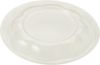 A Picture of product WCC-SBLCS32 Ingeo™ Compostable Lid.  Fits 24 oz, 32 oz, 48 oz. Salad Bowls.  Clear, Dome Lid.  50 Lids/Sleeve, 12 Sleeves/Case.